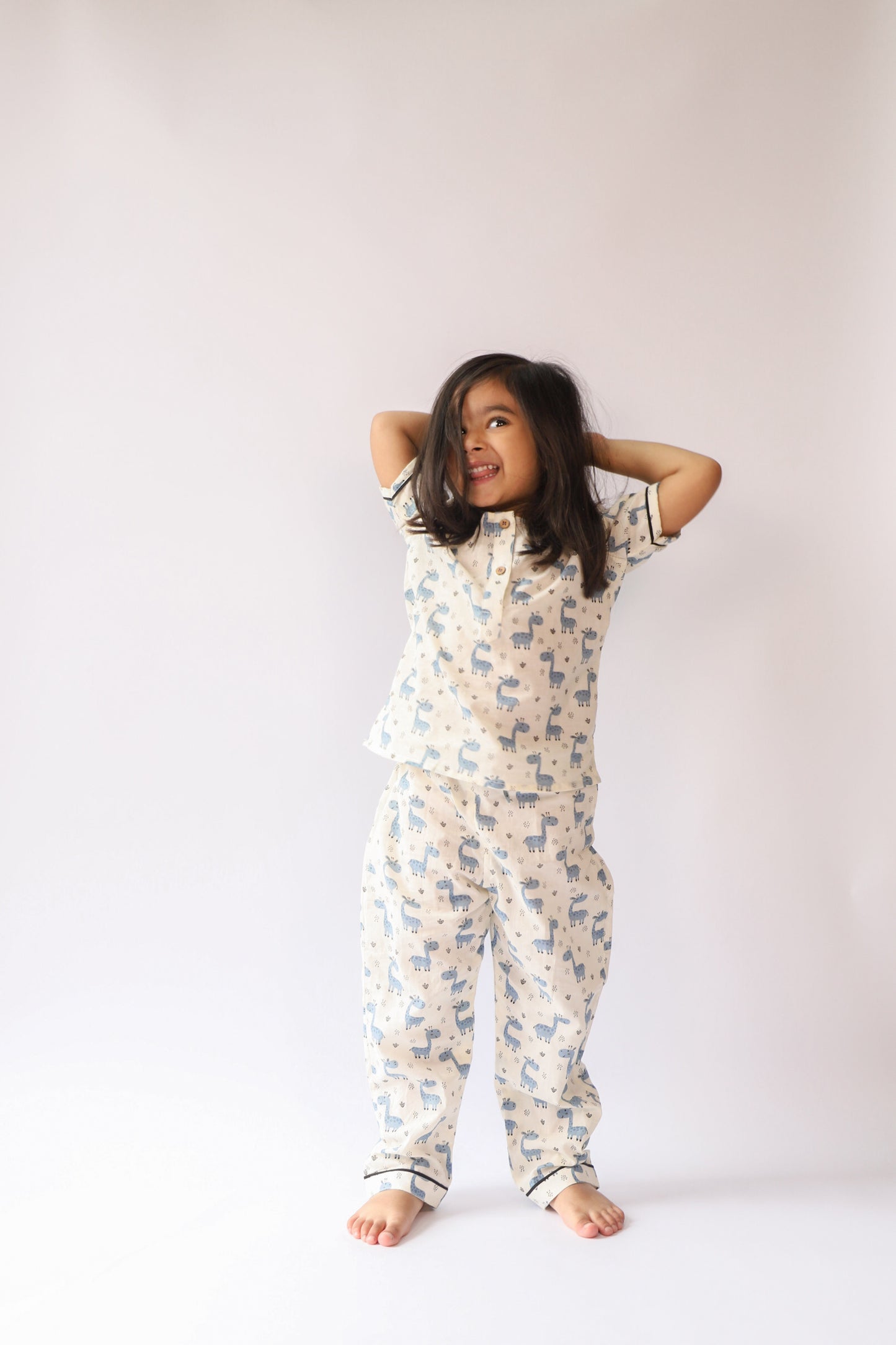 Unisex Kids Pajama Set - Giraffe