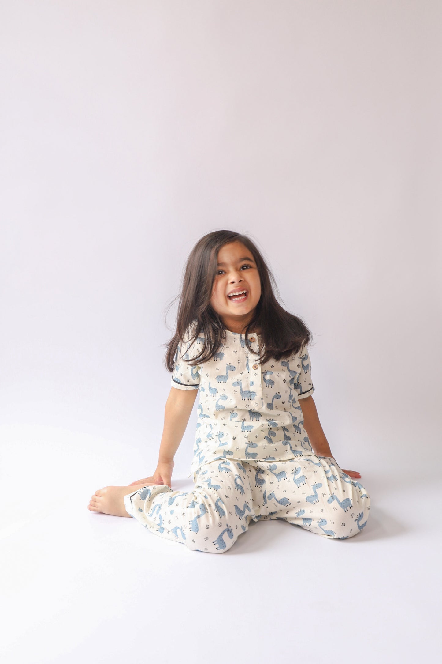 Unisex Kids Pajama Set - Giraffe
