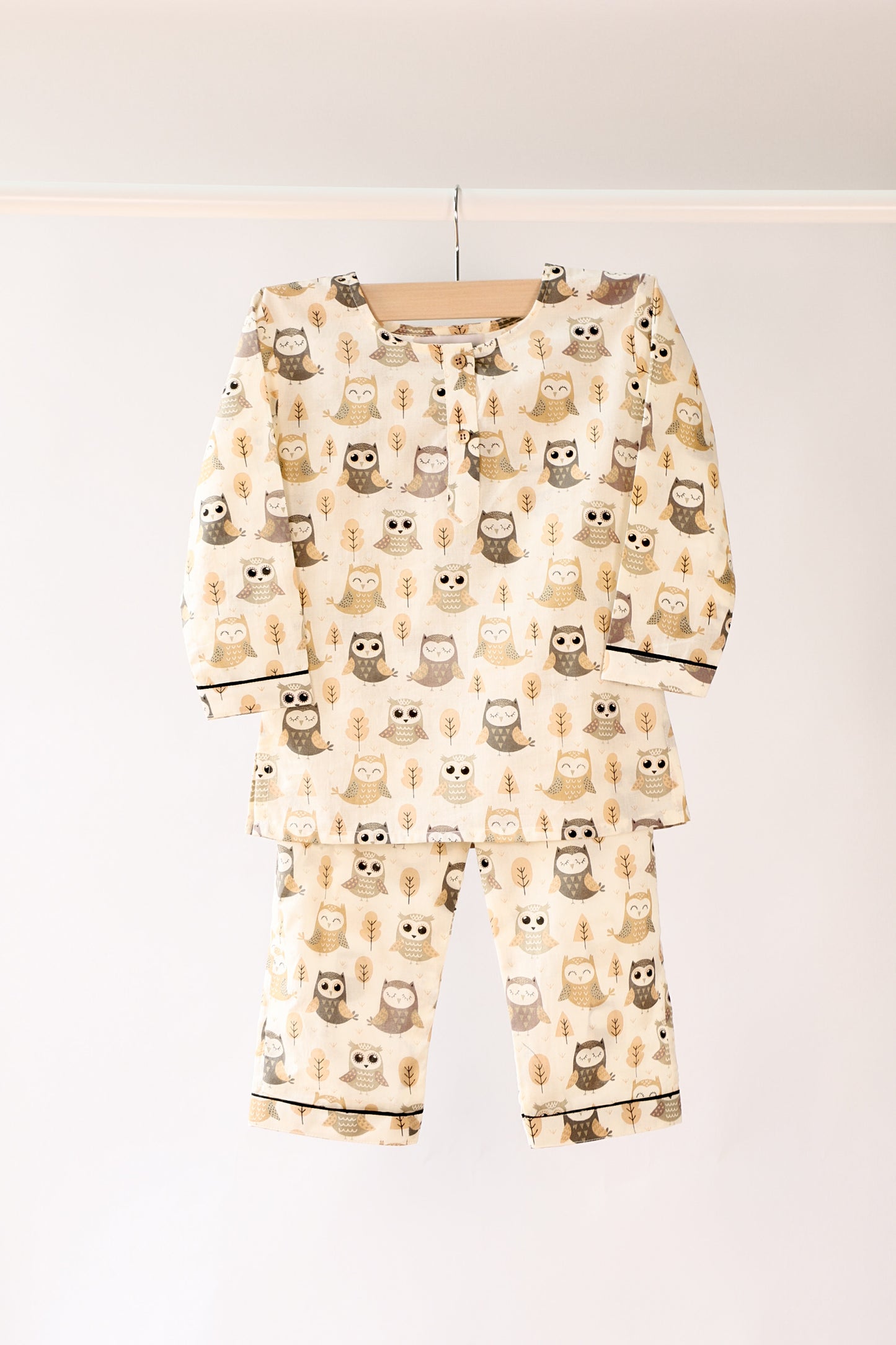 Unisex Kids Pajama Set - Owl
